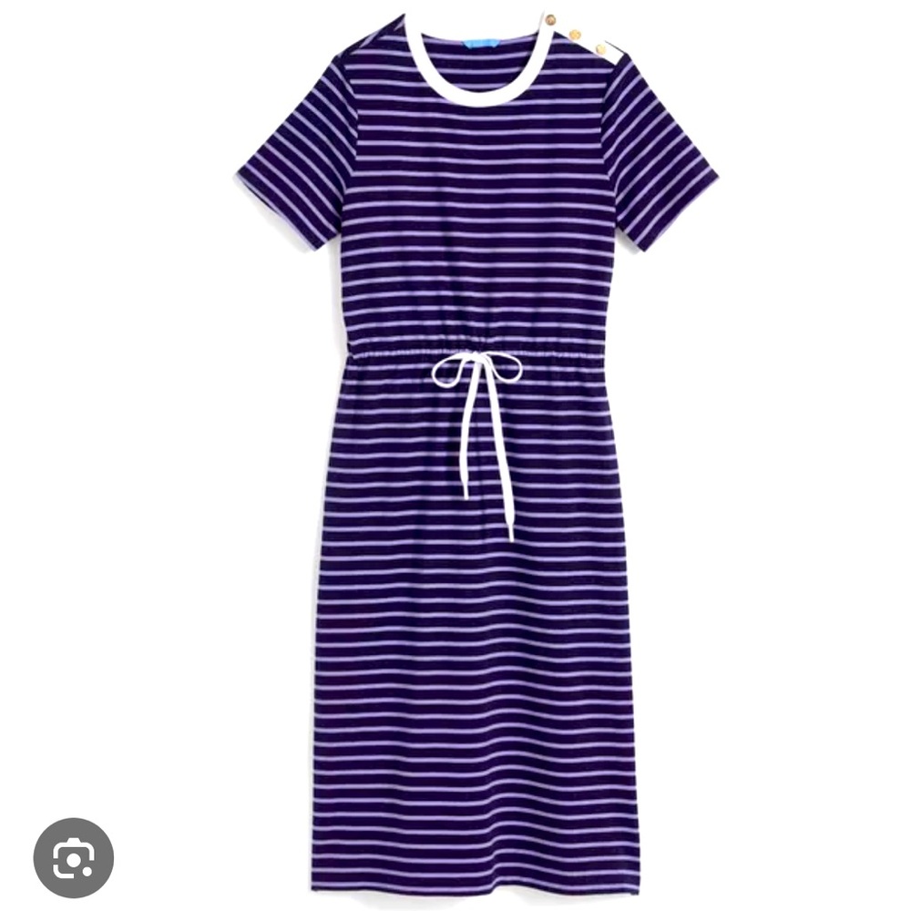 Draper James Nautical Stripe Midi Dress Small NEW